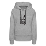 In Rum We ShallTrust  - Women’s Premium Hoodie - heather grey