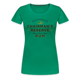 Chairmans Reserve Rum - Women’s Premium T-Shirt - kelly green