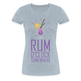 It's Rum O'Clock 2020 - Women’s Premium T-Shirt - heather ice blue