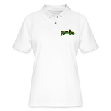 Rum-Bar Women's Pique Polo Shirt - white