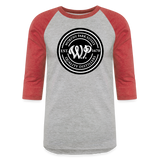 Worthy Park - Baseball T-Shirt - heather gray/red