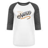 Nativo - Baseball T-Shirt - white/charcoal