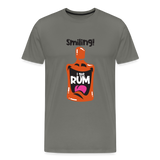Smiling I got Rum - Men's Premium T-Shirt - asphalt gray