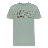 Chicago Rum Festival 2022 - Men's Premium T-Shirt - steel green