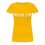 RHUM J.M - Women’s Premium T-Shirt - sun yellow