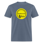 #rumeducation - Unisex Classic T-Shirt - Yellow Logo - denim