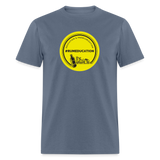 #rumeducation - Unisex Classic T-Shirt - Yellow Logo - denim