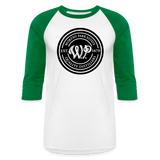 Worthy Park - Baseball T-Shirt - white/kelly green
