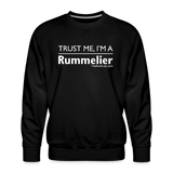 Trust me I'm A Rummelier - Men’s Premium Sweatshirt - black