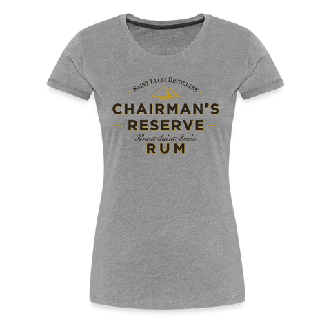 Chairmans Reserve Rum - Women’s Premium T-Shirt - heather gray