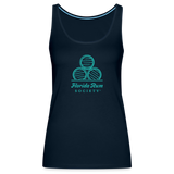 FLORIDA RUM SOCIETY - Women’s Premium Tank Top - deep navy