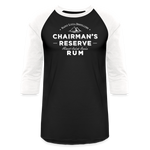 Chairmans Reserve Rum - Baseball T-Shirt - black/white