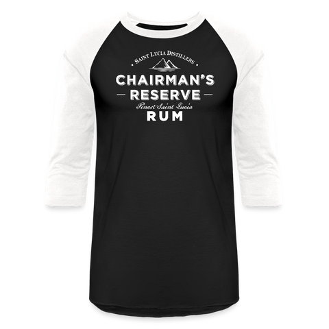 Chairmans Reserve Rum - Baseball T-Shirt - black/white