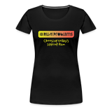 RUM PROBLEMS - Women’s Premium T-Shirt - black