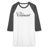 CLÉMENT RHUM - Baseball T-Shirt - white/charcoal