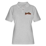 Rum-Bar - Women's Pique Polo Shirt - heather gray