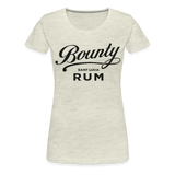 Bounty Rum - Women’s Premium T-Shirt - heather oatmeal