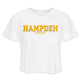 HAMPDEN ESTATE ORIGINAL - Women's Cropped T-Shirt - white