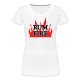 RUM FIRE - Women's T-Shirt - white