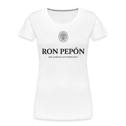 Ron Pepón - Women’s Premium Organic T-Shirt - white