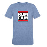 Rum Family Inu-A-Kena - Unisex Tri-Blend T-Shirt - heather blue