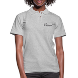 CLÉMENT RHUM- Women's Pique Polo Shirt - heather gray