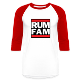 Rum Family Inu-A-Kena - Baseball T-Shirt - white/red
