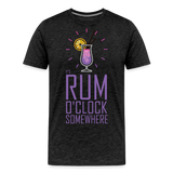 It's Rum O'Clock 2020 - Men's Premium T-Shirt - charcoal grey