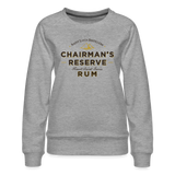 Chairmans Reserve Rum - Women’s Premium Sweatshirt - heather grey