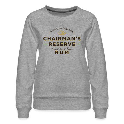 Chairmans Reserve Rum - Women’s Premium Sweatshirt - heather grey