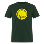 #rumeducation - Unisex Classic T-Shirt - Yellow Logo - forest green
