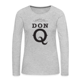 Don Q - Women's Premium Long Sleeve T-Shirt - heather gray