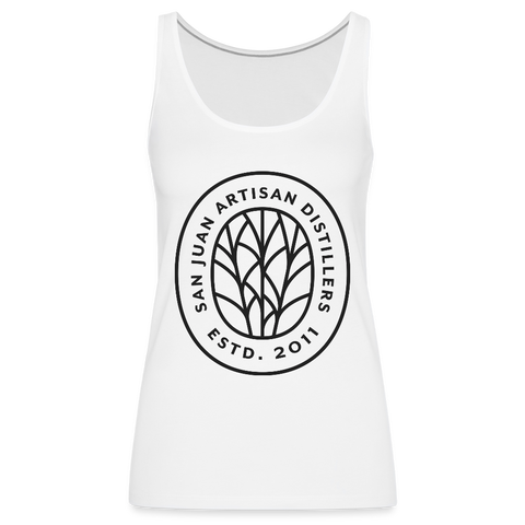 San Juan Artisan Distillers - Women’s Premium Tank Top - white
