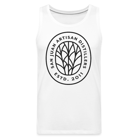 San Juan Artisan Distillers - Men’s Premium Tank - white