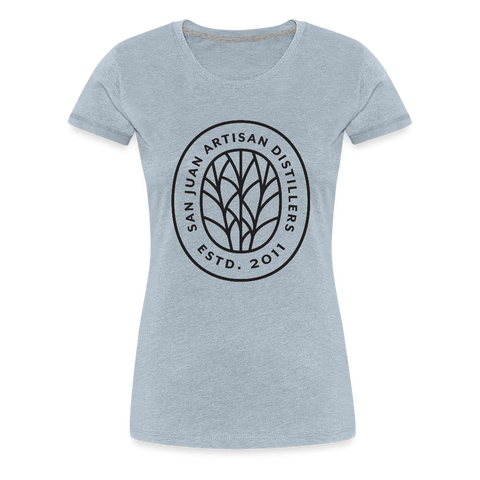 San Juan Artisan Distillers - Women’s Premium T-Shirt - heather ice blue