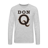 Don Q - Men's Premium Long Sleeve T-Shirt - heather gray