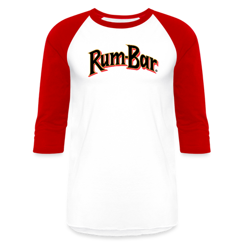 Rum-Bar Baseball T-Shirt - white/red