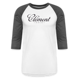 CLÉMENT RHUM - Baseball T-Shirt - white/charcoal