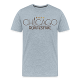 Chicago Rum Festival 2022 - Men's Premium T-Shirt - heather ice blue