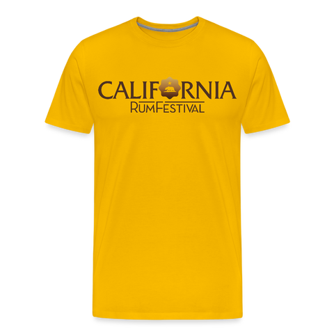 California Rum Festival 2021 - Men's Premium T-Shirt - sun yellow