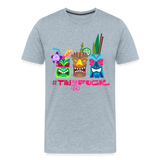 #TikiAsFuck 1 - Men's Premium T-Shirt - heather ice blue