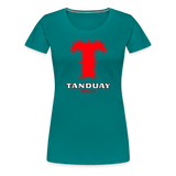 Tanduay Rum - Women’s Premium T-Shirt - teal