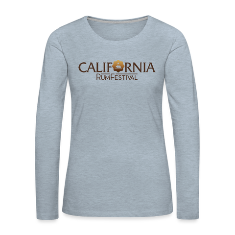 California Rum Festival 2021 - Women's Premium Long Sleeve T-Shirt - heather ice blue