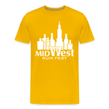 Chicago Rum Festival 2000W - Men's Premium T-Shirt - sun yellow