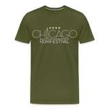 Chicago Rum Festival - Men's Premium T-Shirt - olive green