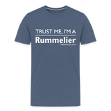 Trust me I'm A Rummelier - Men's Premium T-Shirt - heather blue