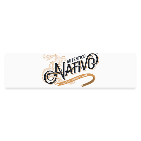 Nativo - Bumper Sticker - white matte