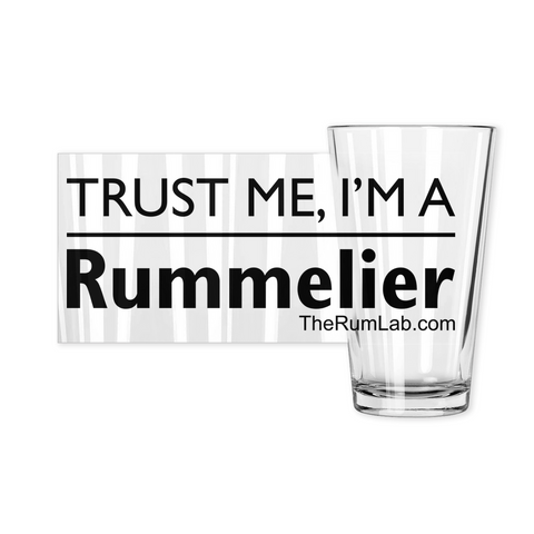 Trust me I'am a Rummelier (Original) - Pint Glasses