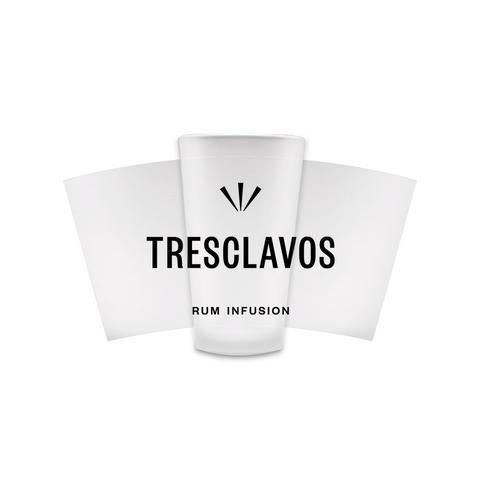 Tresclavos - Frosted Pint Glasses