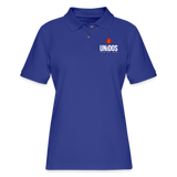 Unidos Por el Ron - Women's Pique Polo Shirt - royal blue